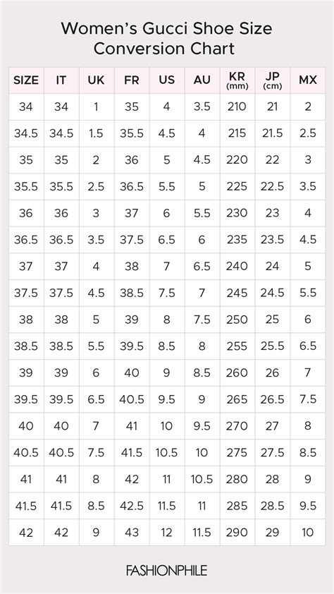 gucci size 17|Gucci size conversion chart.